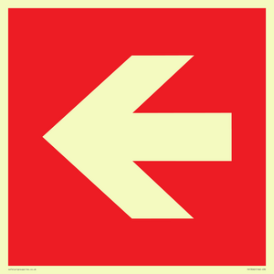 Left arrow (white on red background)